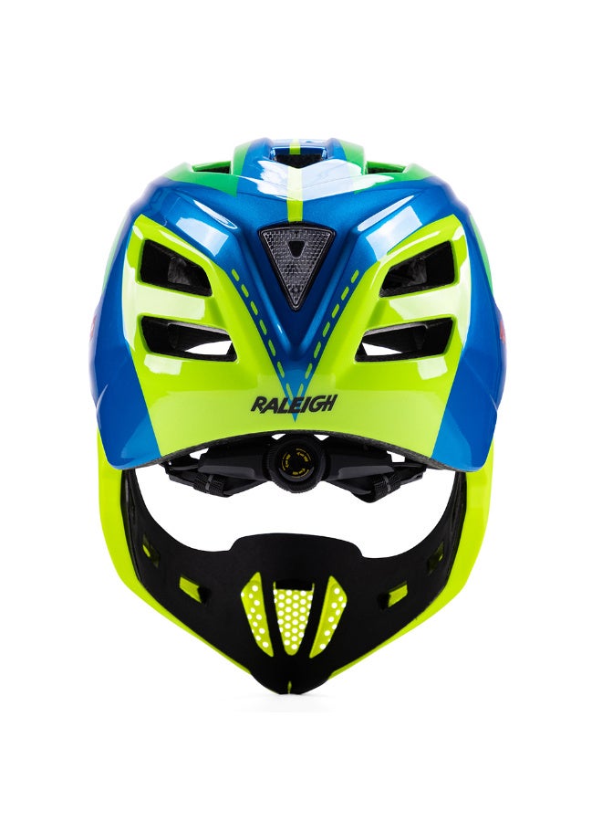 Raleigh Protective Fullface Riding Helmet With Rear Light - Image 5
