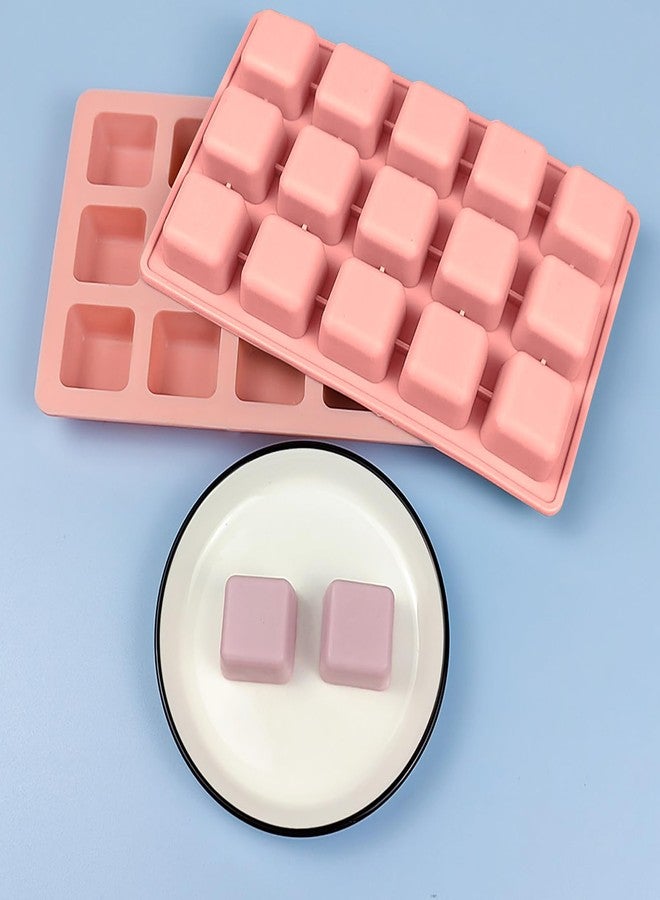 EDUEE Square Chocolate Molds 3pcs Silicone Square Candy Mold 1 inch for Ice Cubes Caramel, Jello, Resin - Image 5