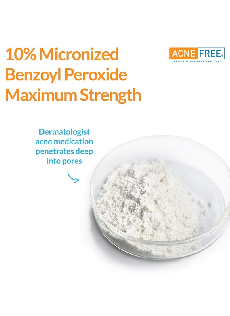 AcneFree Terminator 10 Acne Spot Treatment with 10% Benzoyl Peroxide Acne Cream  - Image 5