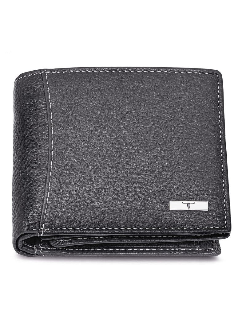 URBAN FOREST Oliver Grey Leather Wallet for Men - Image 1