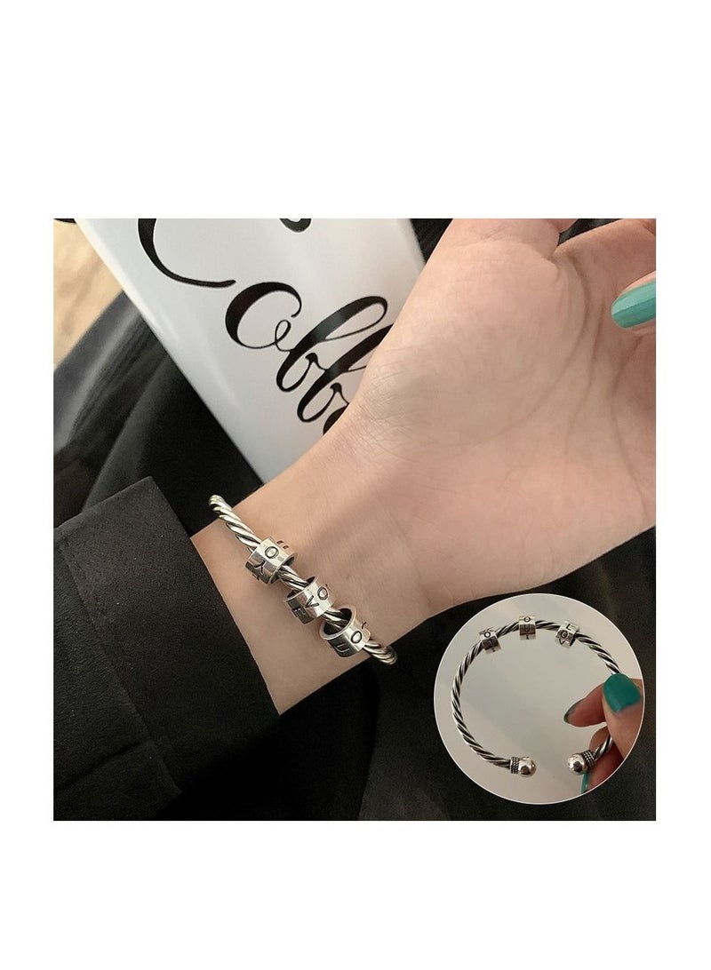 Retro S925 Silver Bracelet  - Image 2