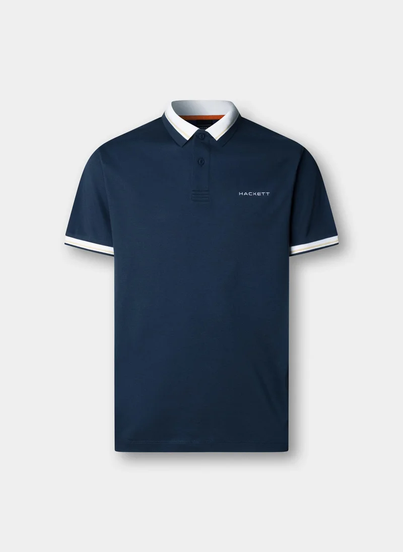Hackett Classic Fit Short Sleeve Club Collar Polo