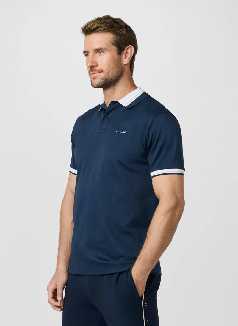 Hackett  Classic Fit Short Sleeve Club Collar Polo for Men | Best Price UAE