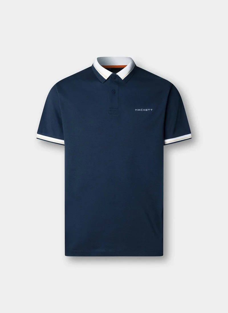هاكيت Classic Fit Short Sleeve Club Collar Polo