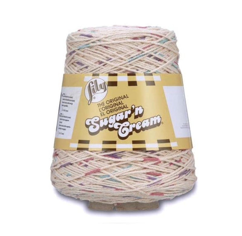 Lily Sugar N Cream Cones Potpourri Yarn - 1 Pack of 14oz/400g - Cotton - #4 Medium - 706 Yards - Knitting/Crochet - Image 1