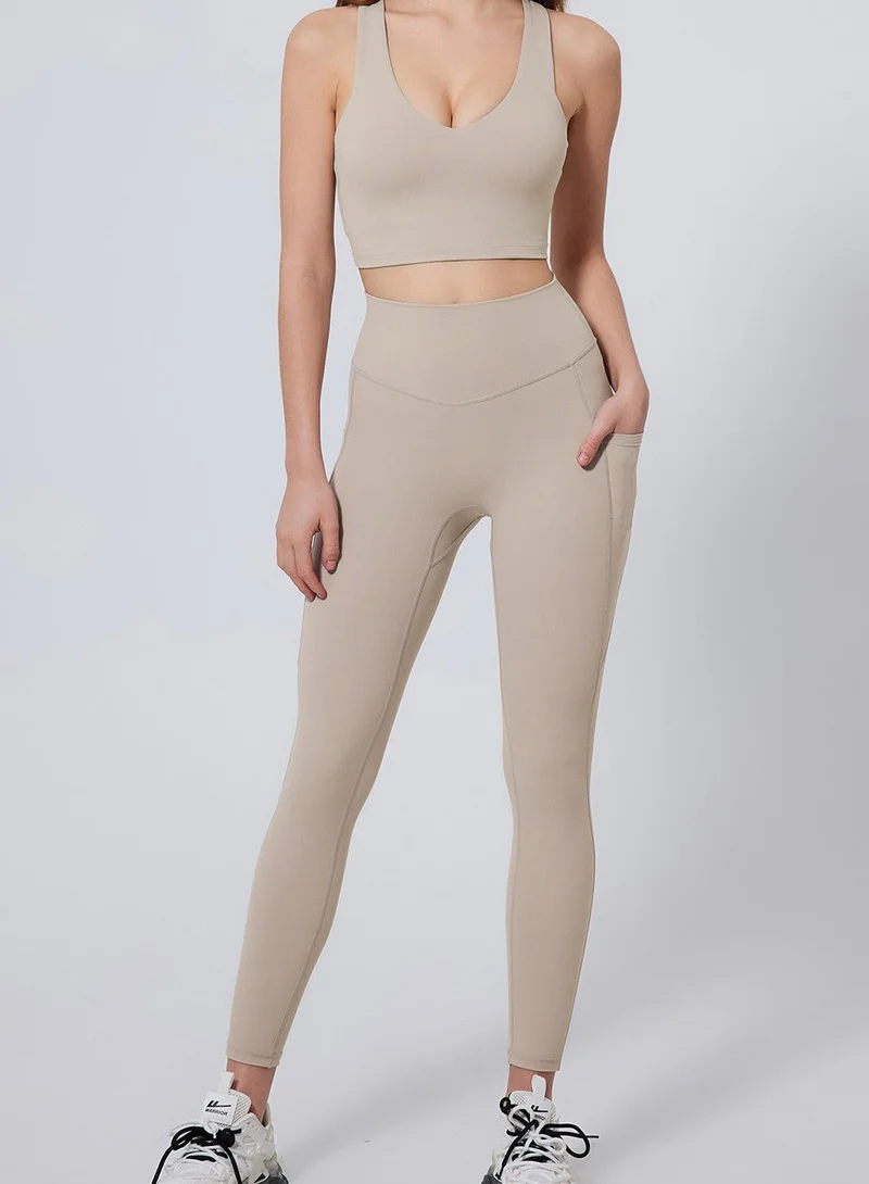 SVL SVL Active Aura Leggings with Pockets Almond