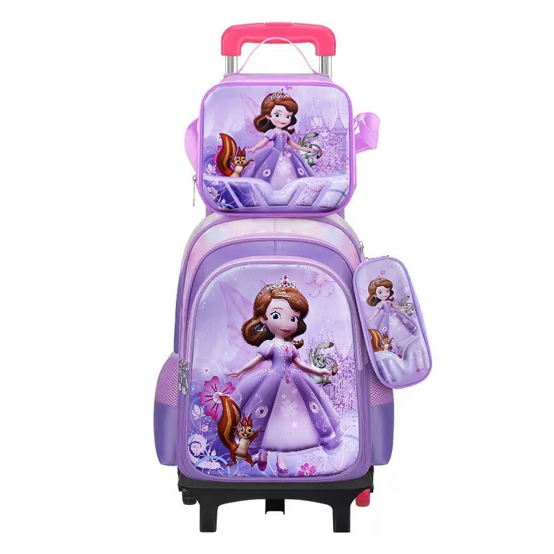 Kids Cartoon Backpack With Pencil Case Sophie-no tie rod 