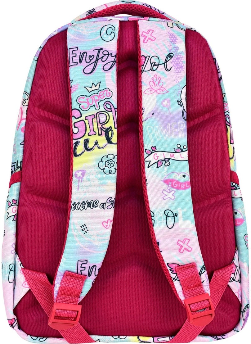 Çantaland Primary School Girl Patterned Primary School Bag + Lunch Box  - Image 3