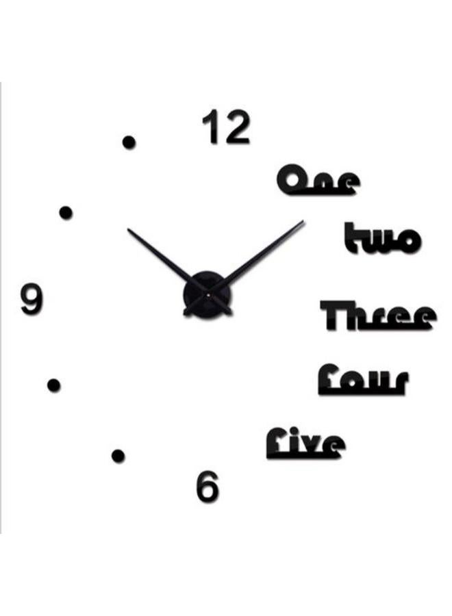 Home Gallery DIY 3D Frameless Wall Clock
