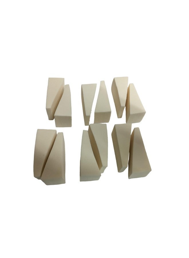 MEGAGA USA Triangle Shape Sponge Pack of 12