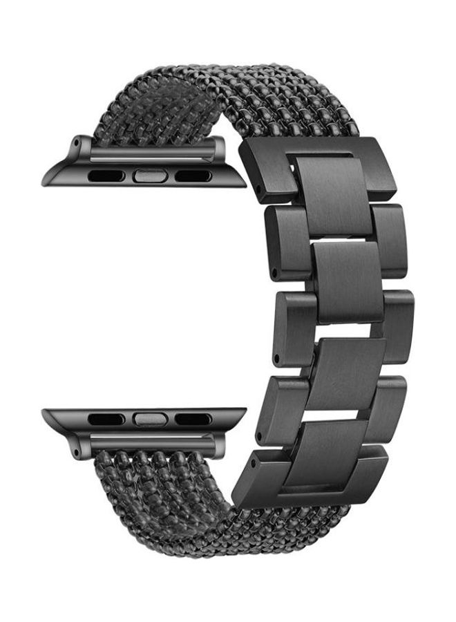 NIBEMINENT Replacement Watchband For Apple Watch Black - Image 1