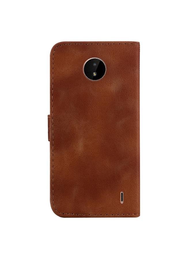 اس-توب جراب لهاتف Nokia C20/C10، مصنوع من الجلد المنقوش على شكل 7 - Image 3