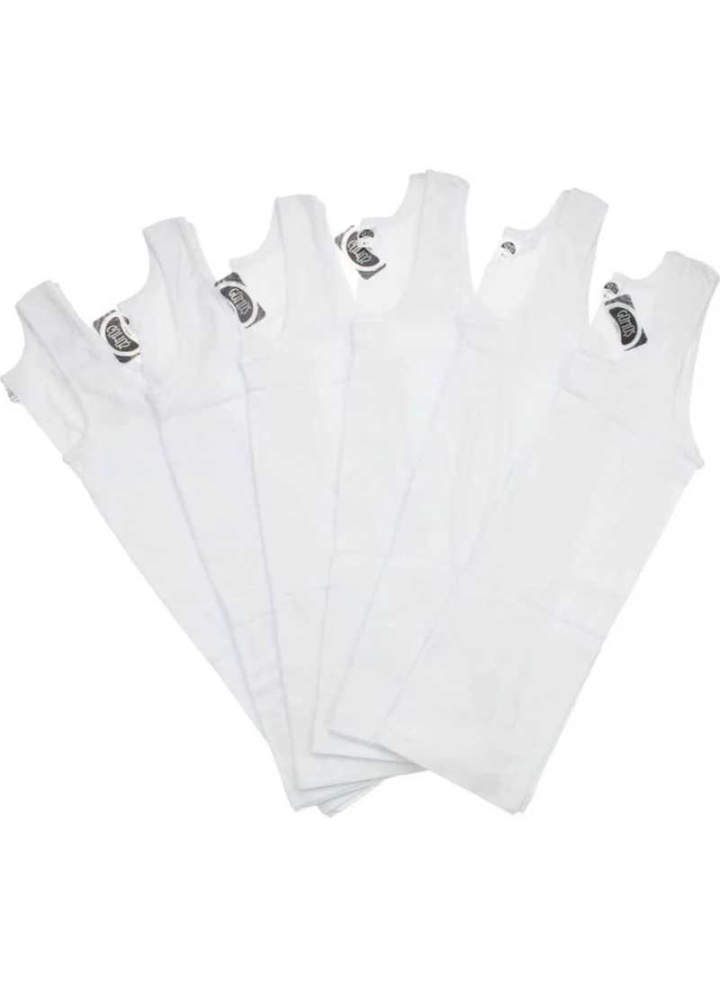 Gümüş Silver 3009 Rib Piping Women's Wide Strap Undershirt