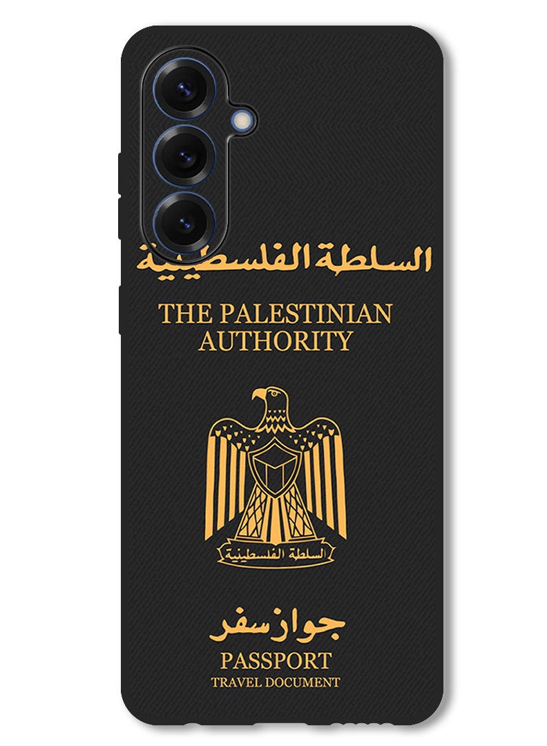 Theodor Case Compatible with Samsung Galaxy A56 Protection Shockproof Bumper Cover Palestinian Passport - Image 1