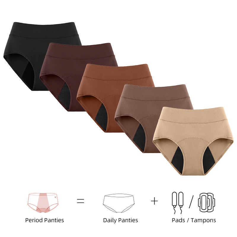 Women's Leakproof Period Panties 3-Layer Absorbent Breathable - Image 3