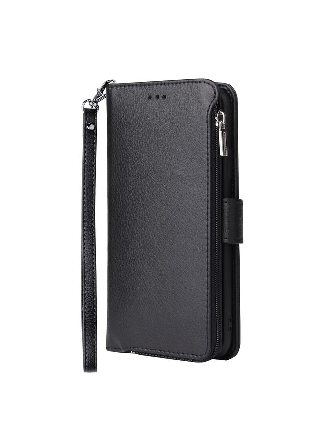 S-TOP Case For Huawei P40 Pro / P40 Pro+ Microfiber Zipper Horizontal Flip Leather Case - Image 2