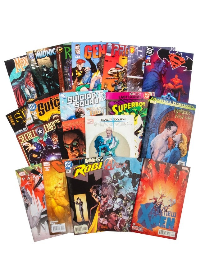 SCS Direct 20 Assorted Comic Book Collection- Evenly Split Between Marvel, Dc, And Indie Faves - All Different, Unread, No Dupes - Superman, X-Men, & More - Great Holiday Set For Any Superhero Fan - Image 1