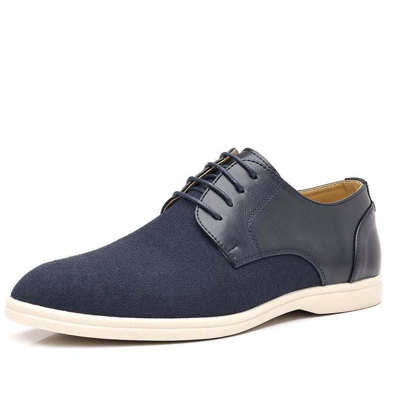 Dropshipping Sneakers, New Autumn Trendy Sneakers, Casual Shoes, Large Size Suede Low-Top Shoes, Suede Leather British Men'S Shoes - Image 3