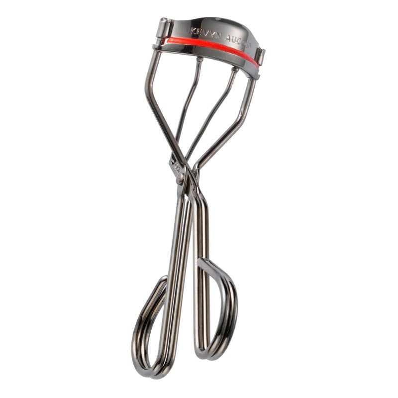 Kevyn Aucoin مكبس رموش كيفين أوكوين، تحديث احترافي جديد - مكبس الرموش الاحترافي: قوي. لجميع أنواع العيون. تأثير تجعيد يدوم. فولاذ مقاوم للصدأ + وسادة رموش بديلة. يعزز مكياج عيون الماسكارا. - Image 1