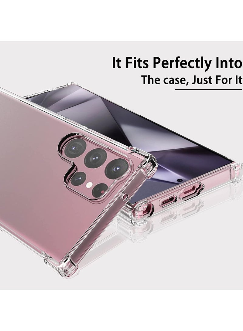 AROAQ For Samsung S24 Plus Ultra Case Clear Gel Slim Phone Cover Shockproof - Image 2