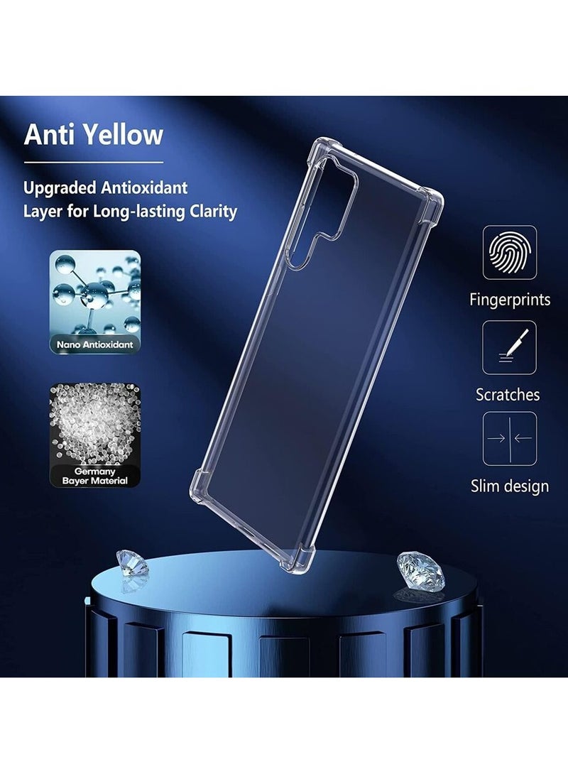 AROAQ For Samsung S24 Plus Ultra Case Clear Gel Slim Phone Cover Shockproof - Image 5