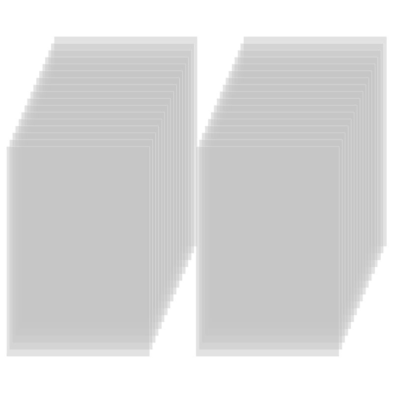 EupHHonycs 50 Pcs Heat Resistant Clear Acetate Sheets - 4.3x6.3 inch for Handmade Crafts, Transparent Plastic Sheets, BPA Free, Heat Shrink Papers, Anti-static & Easy to Cut - Image 1