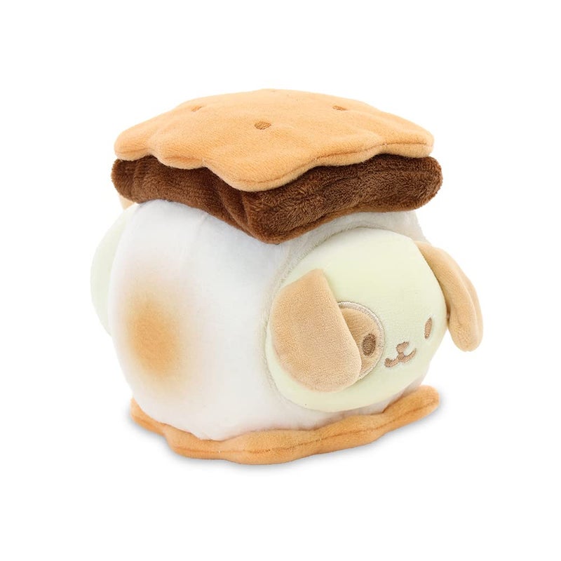 Anirollz Stuffed Animal Plush Toy - 6"" Small Bakery Theme Outfitz Plush Doll | Soft  Squishy  Warm  Cute  Comfort  Safe | Birthday Gift Pillow with Puppy Dog in S'More Puppiroll - Image 1