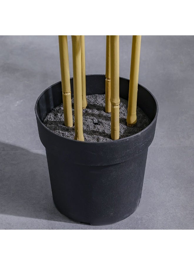 DANUBE HOME High Bamboo Artificial Plant 210 cm, 6 Rod Cluster – Realistic Faux Tree for Homes, Offices & Outdoor Areas, Maintenance-Free - Image 4