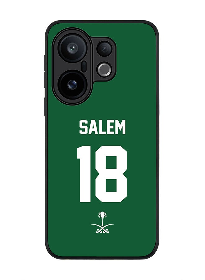 Stylizedd For vivo X200 FE / S30 Pro mini Case,Slim fit Camera Protection, Shockproof Thin Phone cover  - Football - Saudi Arabia,  Salem
