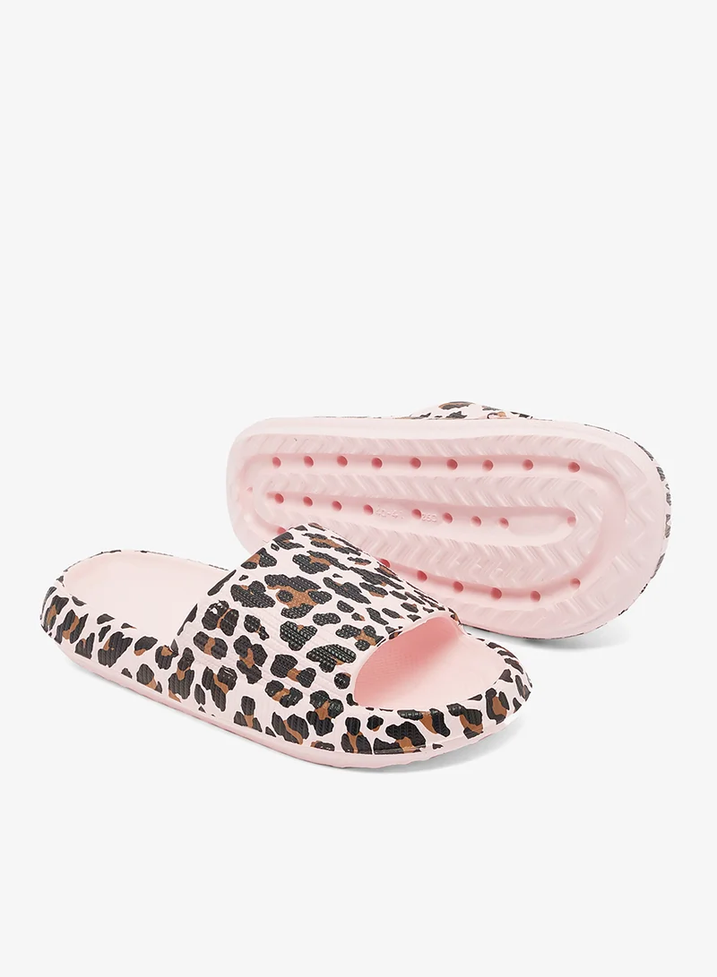 جينجر شبشب بطبعة جلد الفهد