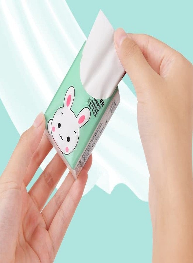 ZQBIEE 100% Skin-safe Sleek Tissue for Car, Bathroom, Bedroom, Office, Car Tissue Pocket Tissue Paper (White) - Image 5
