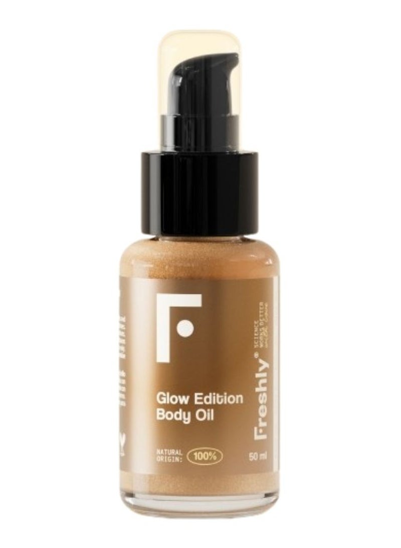 فريشلي زيت الجسم فريشلي جلو إيديشن المغذي والمخفف لعلامات التمدد 50 مل - Image 1