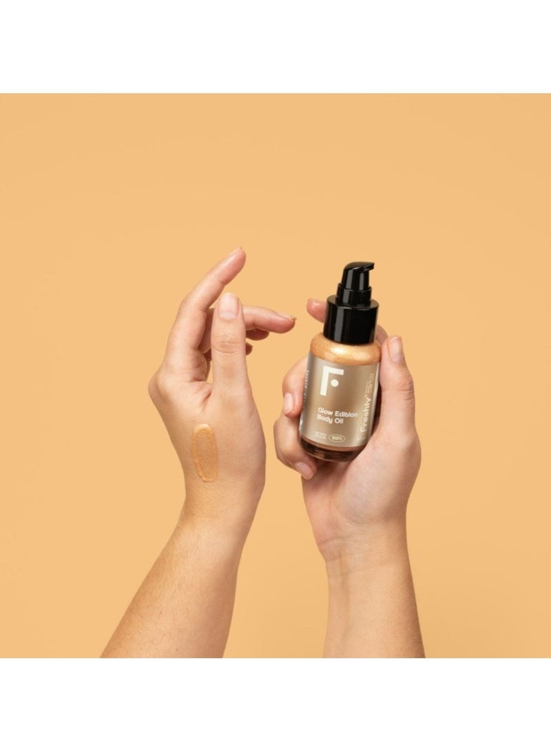 فريشلي زيت الجسم فريشلي جلو إيديشن المغذي والمخفف لعلامات التمدد 50 مل - Image 4