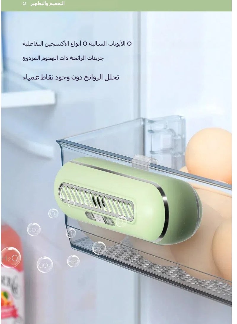 general Household refrigerator deodorizer, intelligent antibacterial, odor eliminator, food preservation deodorizer - Image 4