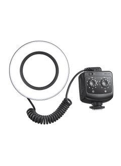 Godox RING72 Macro LED Video Light Professional Photography Fill Light 72PCS LED Beads Color Temperature 5600K 10 Levels of Adjustable Brightness with 49mm-77mm Adapter Ring