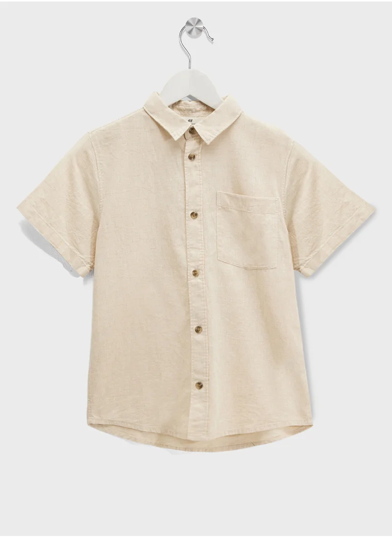 H&M Linen-Blend Shirt