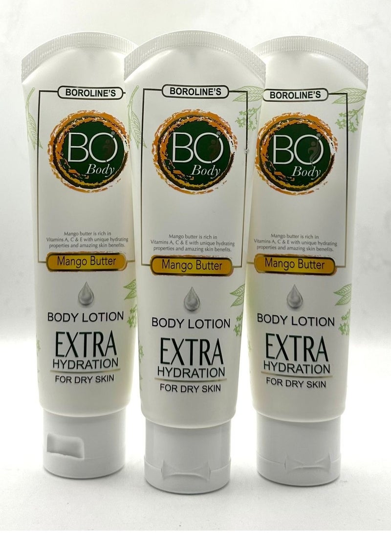 BOROLINE Bo Body Lotion For Dry Skin 100ml (Pack of 3) - Image 1