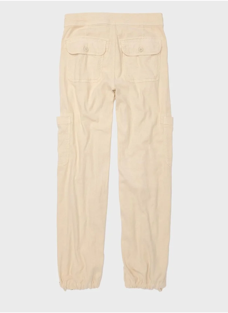 امريكان ايجل Wide Leg Drawstring  Cargo Pants
