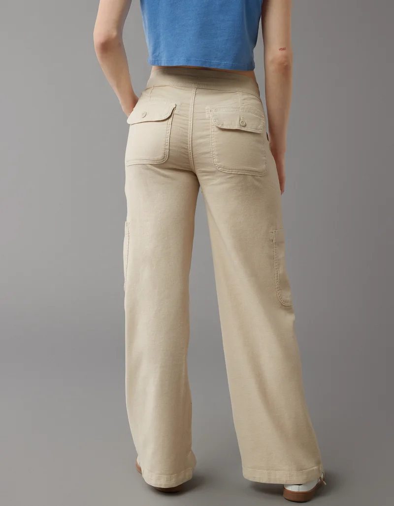 امريكان ايجل Wide Leg Drawstring  Cargo Pants