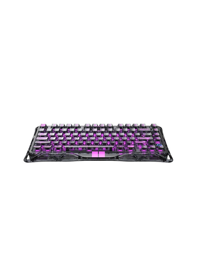 جرافا ستار GravaStar Mercury V75 Lite 75% Gaming Keyboard, Blackcore Magnetic Switches, 8000Hz Polling, RGB Backlight, Gasket Mount - Image 1