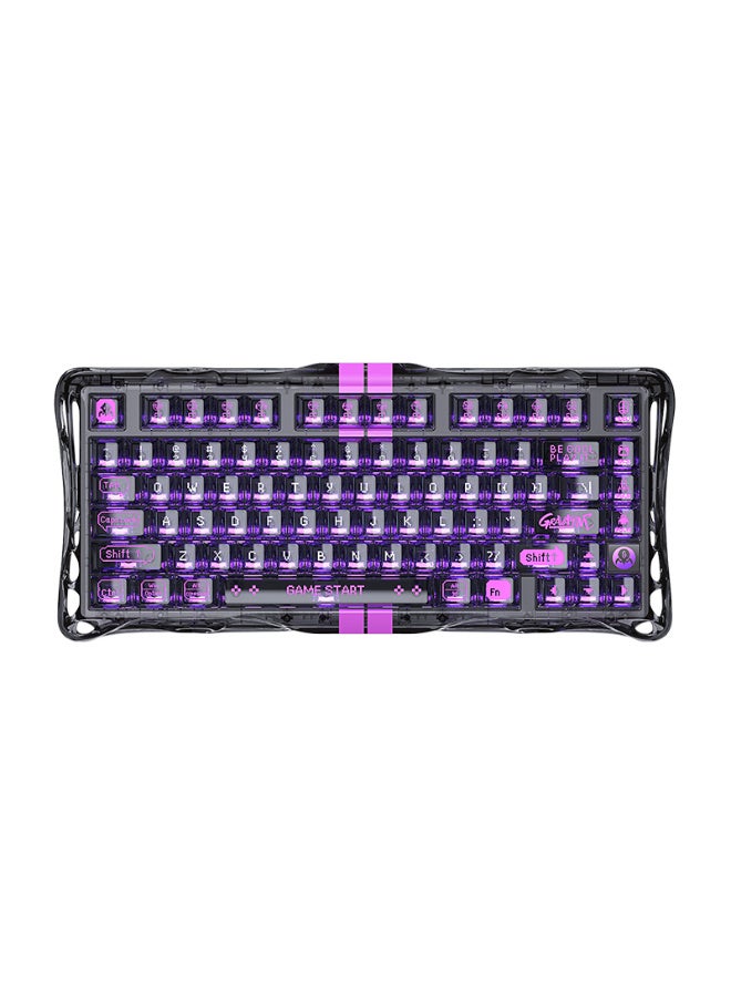 جرافا ستار GravaStar Mercury V75 Lite 75% Gaming Keyboard, Blackcore Magnetic Switches, 8000Hz Polling, RGB Backlight, Gasket Mount - Image 2