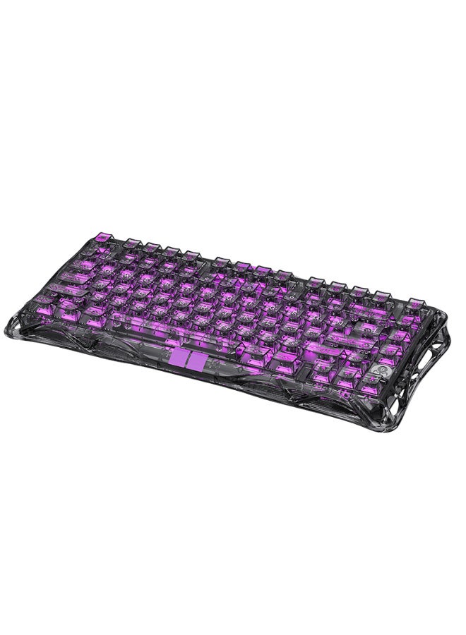 جرافا ستار GravaStar Mercury V75 Lite 75% Gaming Keyboard, Blackcore Magnetic Switches, 8000Hz Polling, RGB Backlight, Gasket Mount - Image 3