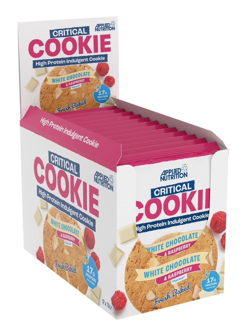 أبلايد نيوتريشن كريتيكال كوكي بالشوكولاتة البيضاء والتوت 73 جم، عبوة من 12 قطعة - Image 1