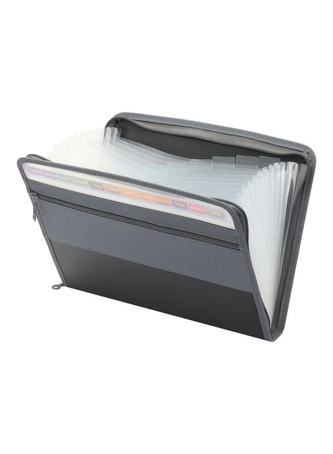 NIBEMINENT 13-Pocket Notebook Folders Black - Image 2