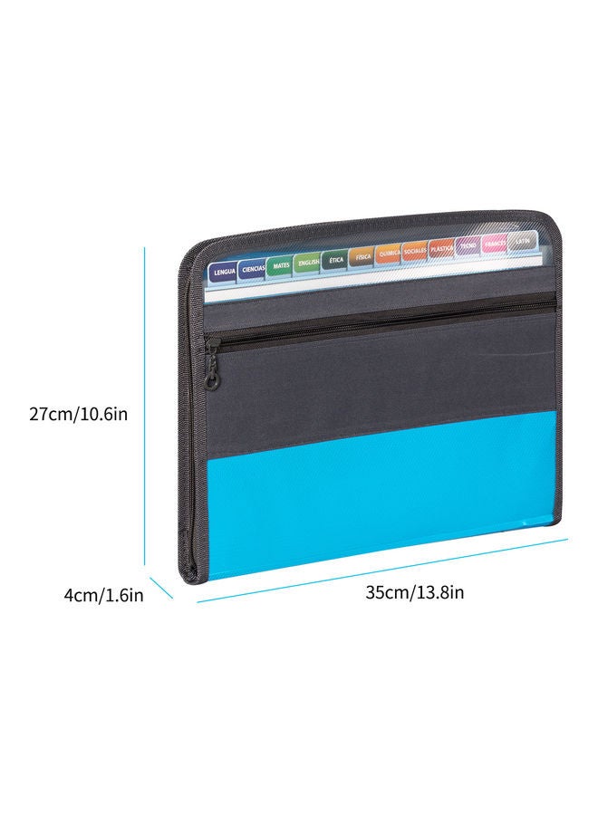 NIBEMINENT 13-Pocket Notebook Folders Black - Image 4