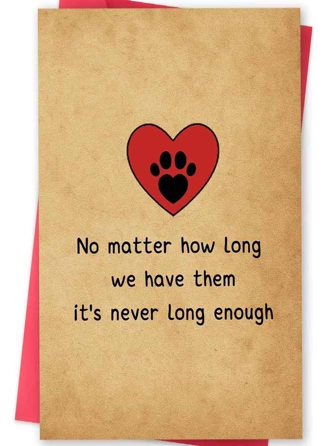 ICOOLYI Thoughtful Pet Sympathy Card for Dog or Cat｜Loss of Dog Cat Sympathy Gift – All-Pet Remembrance Card With Heartfelt Message - Image 1