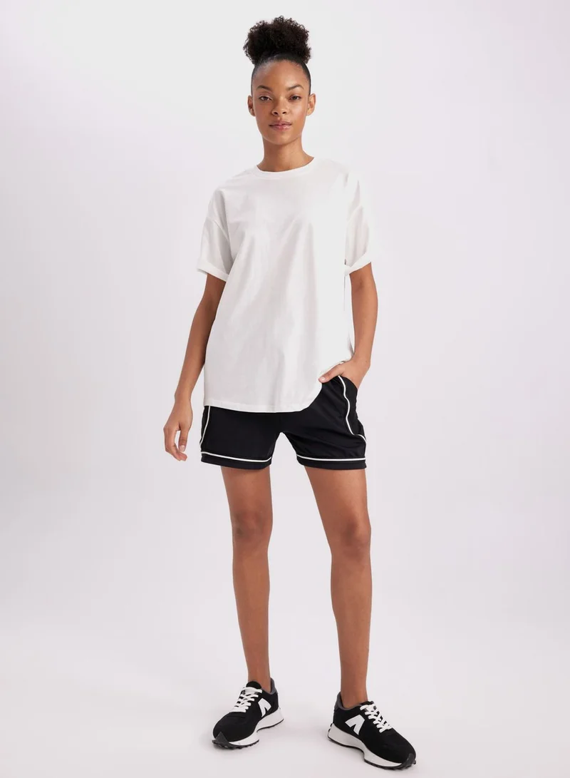 DeFacto Defactofit Oversize Fit Crew Neck Sports T-Shirt