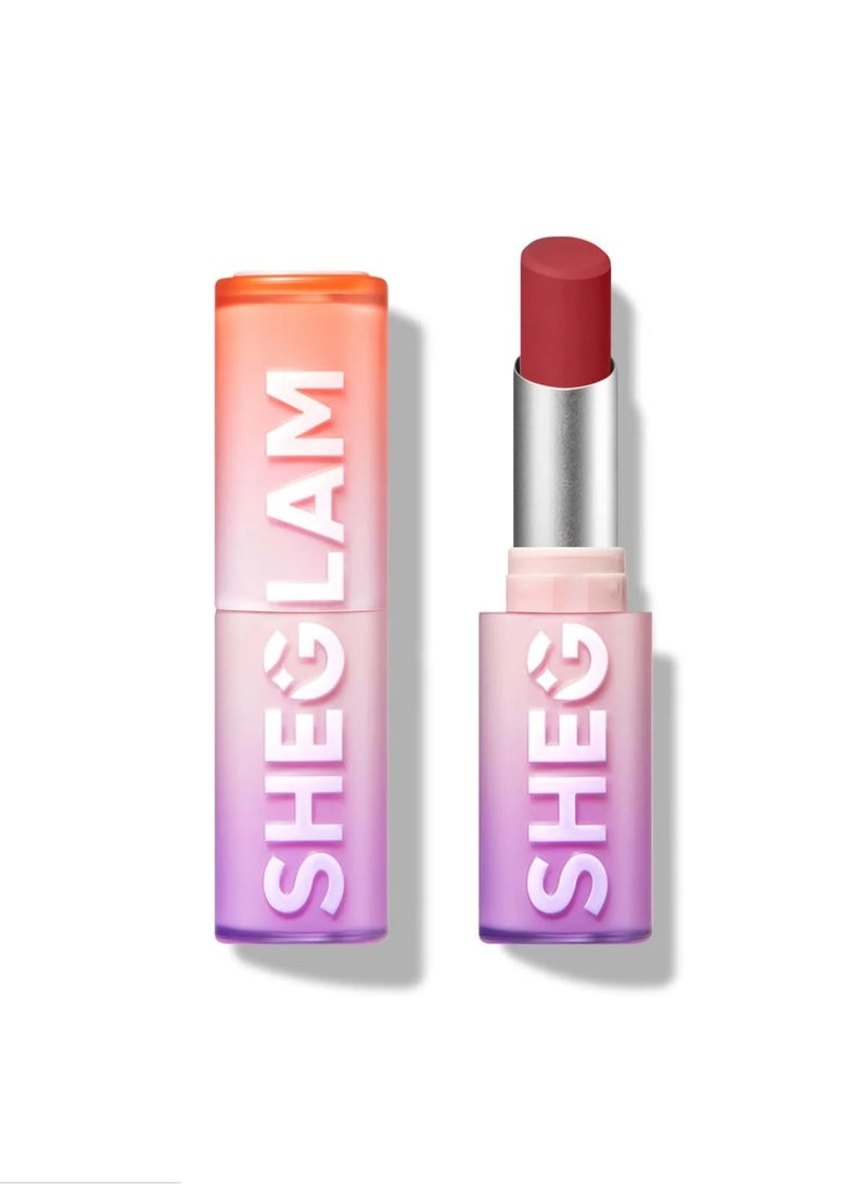 SHEGLAM Dynamatte Boom Long-lasting Matte Lipstick - Main Character - Image 1