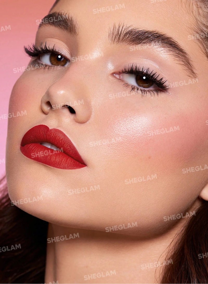 SHEGLAM Dynamatte Boom Long-lasting Matte Lipstick - Main Character - Image 3