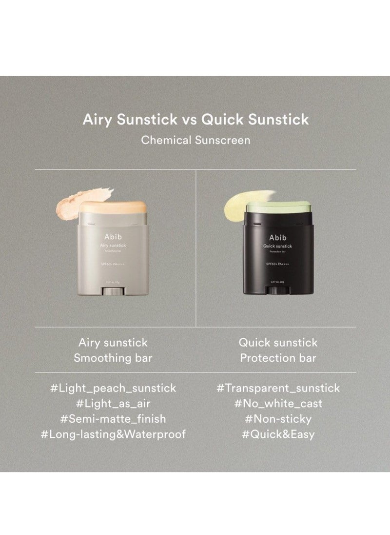 Abib Airy Sunstick Smoothing Bar Spf50+